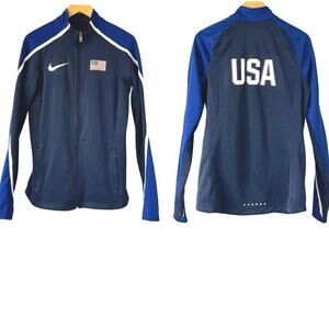 USA Nike Pro Elite Athlete Sponsored 2019 Track & Field Olympic Jacket SZ L/T